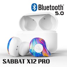 SABBAT X12 PRO 블루투스 5.0 무선 안끊기는 이어폰 블루투스이어폰, 블루밍