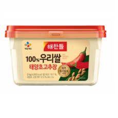 해찬들 100% 우리쌀 태양초 고추장, 2kg, 1개