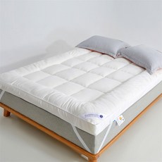 5cm두꺼운 홈 통째로 빨아쓰는 토퍼, White