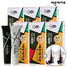 [동성제약] 세븐에이트 새치 염색약 6개+염색도구 2개, 옵션선택:6호 갈색