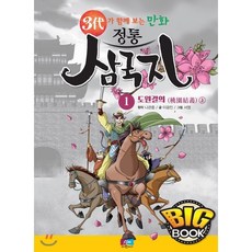 [빅북] 정통 삼국지 1 : 도원결의 上, 케이원미디어, 3代가 함께 보는 만화 전통 삼국지