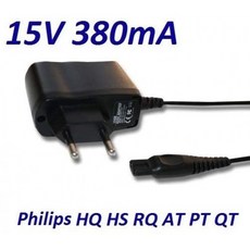 [이태리] 현재 충전기 15V 교체 면도기 필립스 QC5099 HQ8 HQ80 HQ8500 전원 충전기 교체 교체 교체, 단일상품
