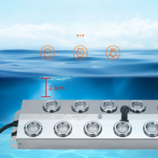 초음파 가습기 안개 생성기 대형 스텐 대용량 초음파식 분무량많은가습기 산업용 실외 야외, 8 헤드   5m 라인  + 플로트