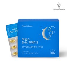 비타민하우스 마망스 DHA 오메가3 30.66g, 60캡슐, 1개