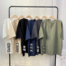 남자린넨티셔츠