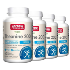 자로우 포뮬러스 테아닌 200 200 mg 60 베지캡슐, 60정, 4개