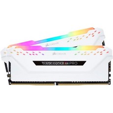 코르세어 복수 RGB Pro 16GB (2x8GB) DDR4 3600 (PC4-28800) C18 데스크톱 메모리 – 화이트