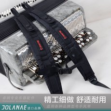 아코디언 JOLANAE48/60/80/96/120베스 손풍금 멜빵 나일론 성인 블랙 통용형, 기본