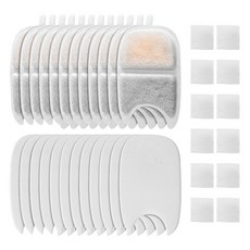 급수기 고양이 물 분수 필터 및 스폰지 교체 식수대 APETDOLA 에 적합 애완 동물 12 팩, 12Packs, XS, 기타