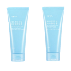 식물나라 제주 탄산수 모공 딥 클렌징폼150mLX2, 150ml, 2개