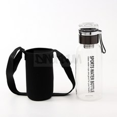디노꿈 내열유리 티보틀+파우치 세트(900ML) (챠콜) 차텀블러, 1개