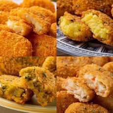 대용량 고로케 900g 4봉 4종세트 (감자 고구마 단호박 새우감자)