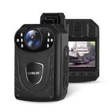 경찰 바디캠 카메라 LCD화질 HD 초고화질 11시간 연속녹화 보안용 블랙박스 캠코더, Police Cam