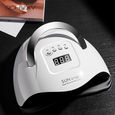 ROHWXY 104W 얼음 네일 램프 네일 DIY 아트 네일 페인팅을위한 젤 폴란드어 끄기 매니큐어 디자인 도구에 대한 UV 네일 건조기 기계|네일 드라이어|, 1개, CN, 48W Star 1 Pink