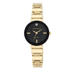 Anne Klein 여성용 팔찌 손목시계 다이아몬드 장식 로즈골드톤 (AK/2434RGRG)