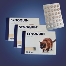  사이노퀸 캣 60 + 30 캡슐 노견 고양이 관절 건강 영양제 