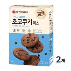 큐원홈메이드 초코쿠키 믹스 300Gx2입, 300g, 2개