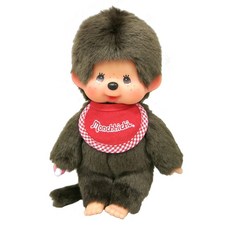 몬치치 프리미엄 스탠다드 봉제인형 S 브라운 소년 monchhichi