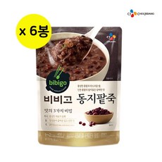 비비고 동지팥죽, 450g, 6개