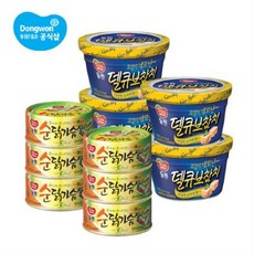 순닭가슴살 6캔 델큐브참치 4개/냉동 간편조리기타냉동 간편조리식품, 단일상품
