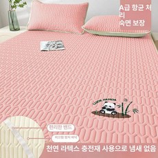 여름용 아기 라텍스 쿨 매트 여름 침대 패드 유아 접이식 냉감 블랭킷 낮잠이불 침구 담요, 1개, 타오빈대나무곰시원하지만같지