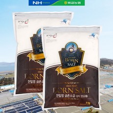 신안비금농협 천일염 굵은소금 3kgx2봉, 없음, 상세설명 참조