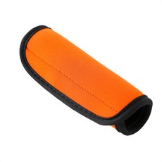 편안한 네오프렌 수하물 핸들 랩 그립 가방 유모차 보호 커버 부품, orange, 1개