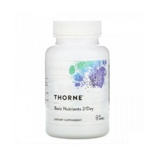 ThorneResearch basic nutrients 2-day 비타민 60캡슐, 60정,