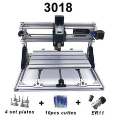 CNC3018 ER11 DIY 미니 CNC 조각 기계 PCB 밀링 머신 목재 라우터 레이저 조각 CNC 라우터 GRBL 제어 갈망하는 금속, 중국, 레이저 없음
