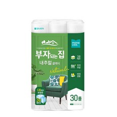 모나리자 부자되는집 내추럴클래식 화장지 3겹 30롤X4팩, 30롤, 4팩