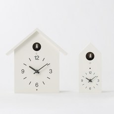 무인양품(무지) - 뻐꾸기 시계 2종(일본 무지 한정) 벽시계 / 테이블시계 / 자명종, 뻐꾸기 시계 (小)