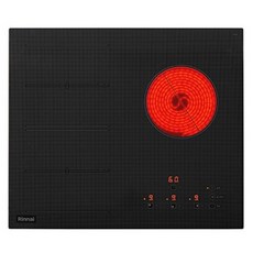 린나이 3구 빌트인 하이브리드 전기레인지 HYF3200N [ 유로케라 글라스 / 대화구 구성 잠금기능 ]