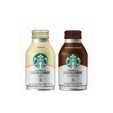 스타벅스 더블샷 에스프레소크림 바닐라라떼 캔커피 275ml 각12캔씩 총24캔