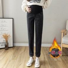 NW1130 여자 겨울 고퀄 기모안감 코튼 골덴 벨벳 모직 청 데님 임부복 긴바지 팬츠 임산부 방한 데일리룩