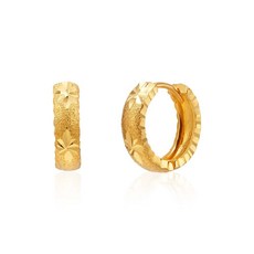 여자순금원터치귀걸이