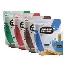  멍냥빌리지 면연력 개껌 멍멍츄러스 4종 덴탈개껌, 피부&장, 10개입, 160g 