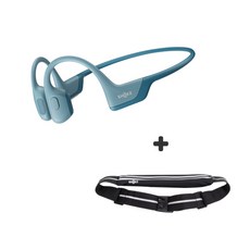 [쿠팡단독세트] 샥즈 골전도 블루투스 이어폰 (오픈런 프로 S810 + 정품 스포츠벨트), 블루+사은품