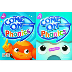 Come On Phonics 컴온 파닉스 1 2 3 4 5 Student Book+WorkBook 세트 (전2권) : 슝슝당일발송, Come On Phonics 4 SB+WB set