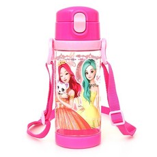 시크릿쥬쥬 빨대물통 [어깨끈 원터치 500ml-PM132] [M0568], 1개