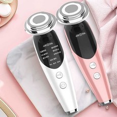 TODAM 고주파마사지기 갈바닉 뷰티디바이스 얼굴 피부관리기 미백 주름, 핑크(영어ver)