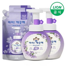 [라이온코리아] 아이깨끗해 용기 250ml 2개+리필 200ml 3개, 제품선택:6.블루밍 250ml 2개+200ml 3개, 제품선택:6.블루밍 250ml 2개+200ml 3개