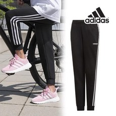 아디다스 키즈 아디다스키즈 130cm 160cm 주니어 여아 에센셜 3S 테리팬츠 긴바지 DV0349