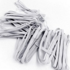 하하샵 6골고무줄 흰색 바지끈