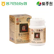 6년근 홍삼타브렛 60gx1병 풍기인삼농협, 1개