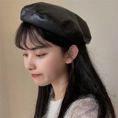 HOLYG 폴키 가죽 빵모자 화가모자 베레모 봄 가을
