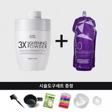 그리에이트 르에쓰 3X 탈색제 500g 3％ 산화제, 중[M]