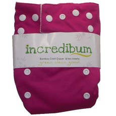 [기저귀 용품] incredibum One Size Bamboo Cloth Diaper (Flutter), 1set