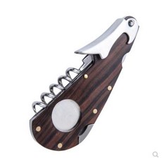 한 시가 커터 시가 액세서리에있는 반자동 스테인레스 스틸 2, Brown, 1개
