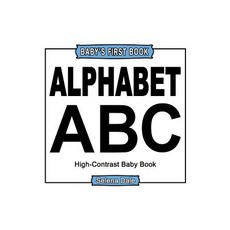 Baby' First Book: Alphabet: High-Contrast Black And White Baby Book Paperback, Selena Dale, English, 9781393277941
