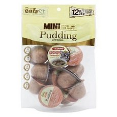 더캣츠 고양이간식 미니푸딩 장어연어 25g 12개입, 반려견 애견 간식, 1개